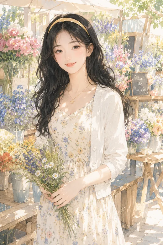 亚麻连衣裙